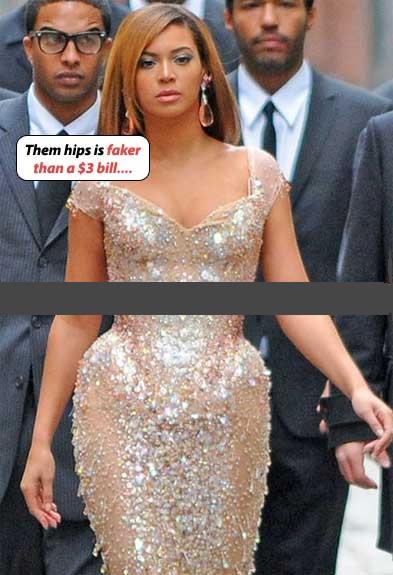 Beyonce Wears Butt Pads 67